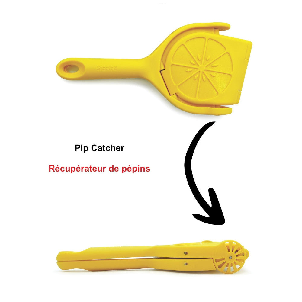 STARFRIT 092923 Flat Juicer - Citrus Press for Fresh Orange, Lemon & Lime Juice - Perfect for Breakfast, Cocktails & Healthy Drinks
