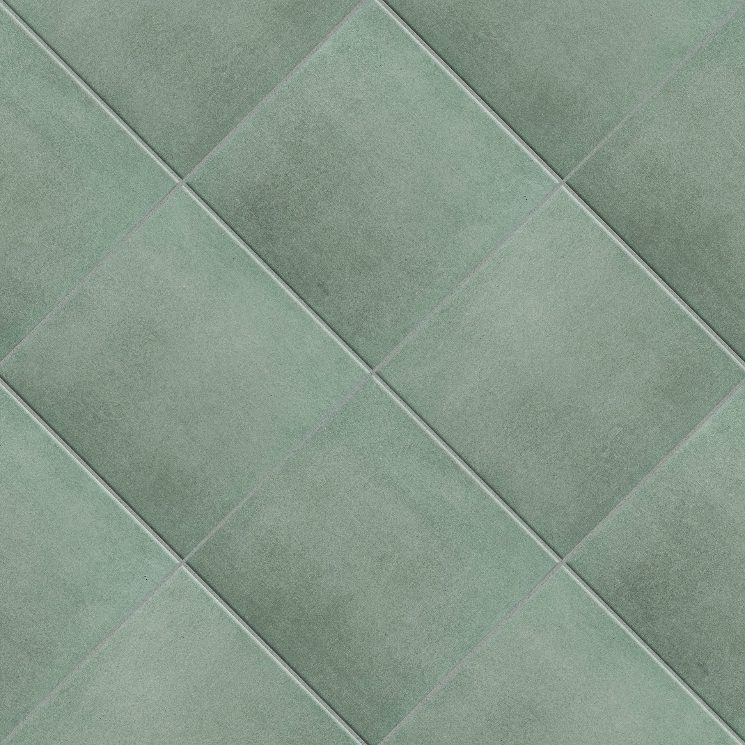 Merola Tile Matter Green 6x6 Inch Porcelain Floor and Wall Tile - Perfect for Kitchen Backsplash, Bathroom & Shower Walls