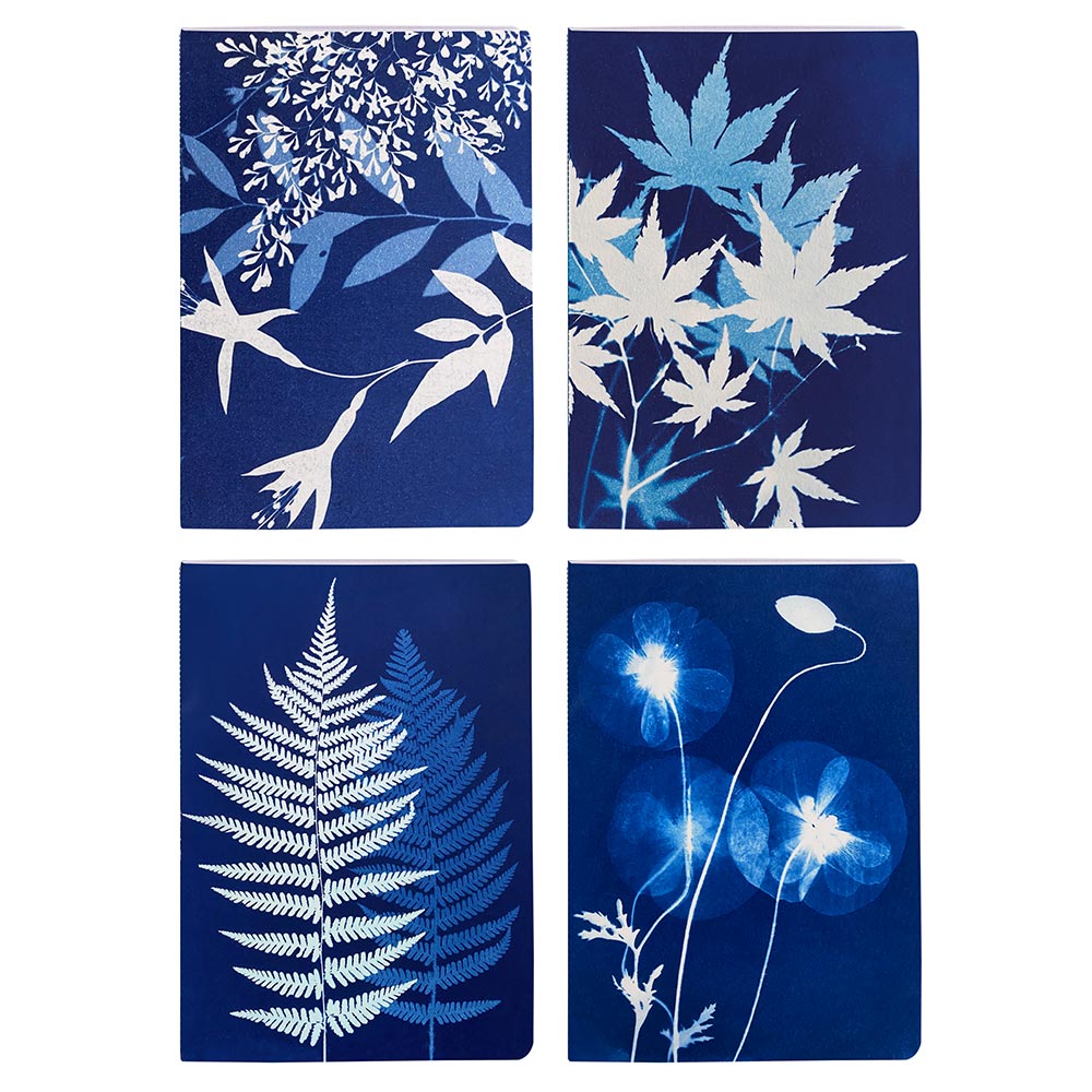 Clairefontaine Cyanotype A6 Notebook - Sewn Spine, Stapled Binding - Perfect for Sketching, Journaling & Note Taking