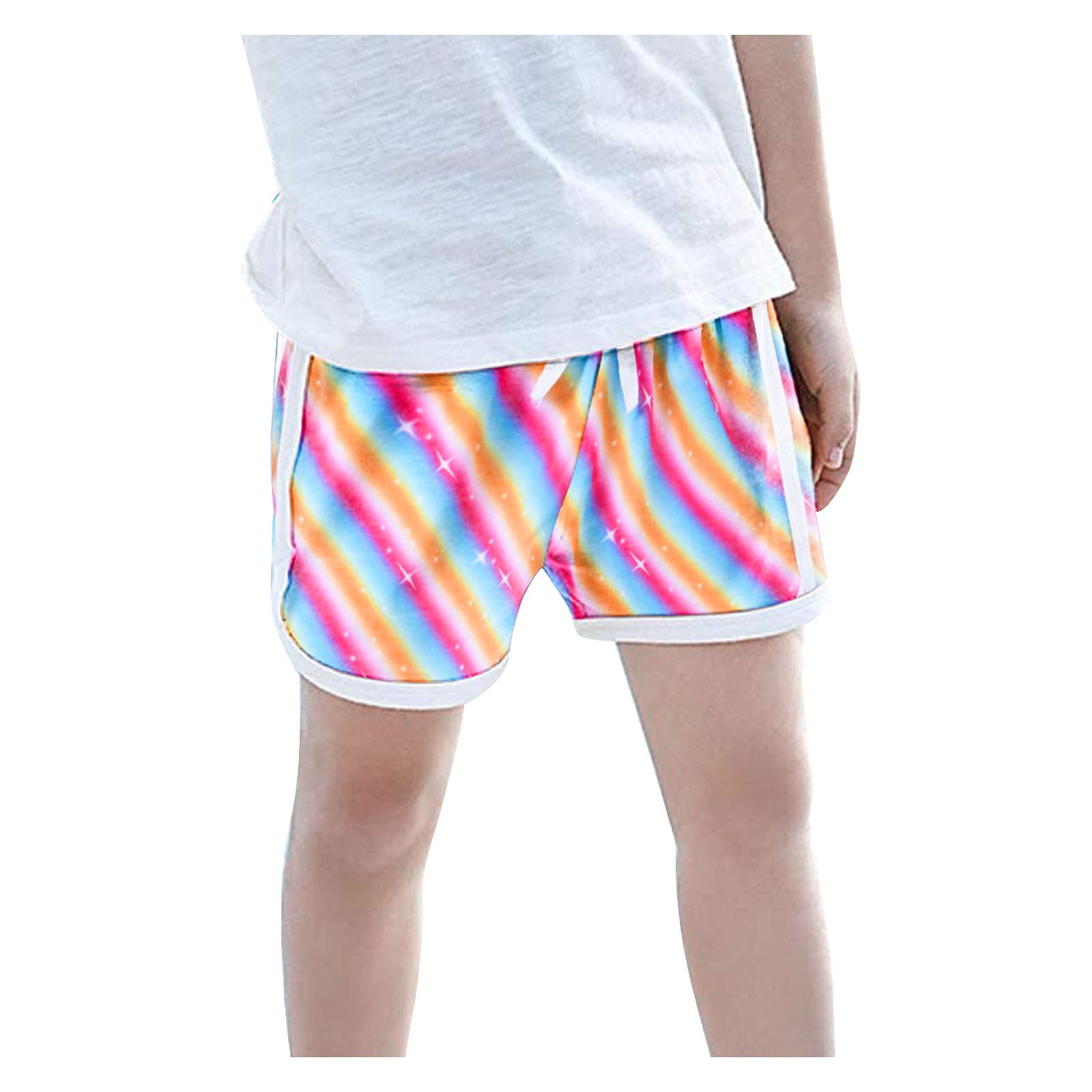 Moonker Kids Athletic Shorts for Boys & Girls - Breathable Running, Yoga, Workout Sports Pants - Perfect for Playground, Gym Class & Summer Activities