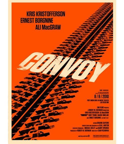 Convoy Olly Moss Limited Edition Art Poster - Vintage Truck & Retro Design - Perfect for Home Decor, Office Wall Art & Gifts for Truck Lovers