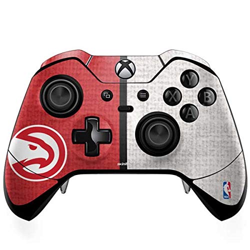 Official NBA Atlanta Hawks Gaming Skin for Xbox One Elite Controller - Custom Decal Sticker with Premium Canvas Design - Perfect for Gamers and Sports Fans