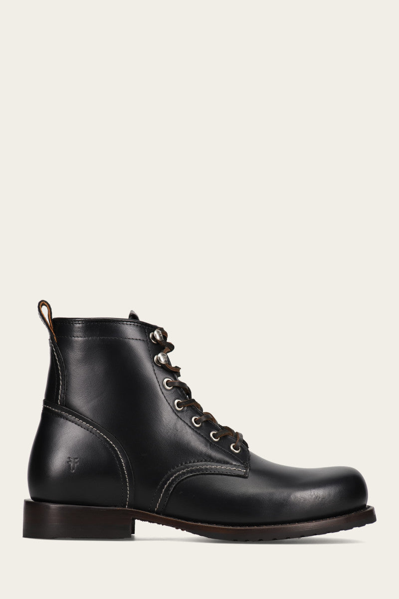 Premium Hudson Workboot Plain Toe - Durable Men's Safety Boots for Construction & Outdoor Work - Comfortable Steel Toe Work Shoes for Heavy Duty Jobs