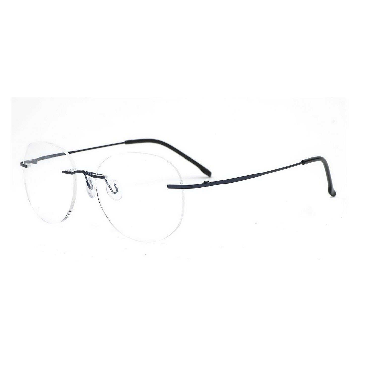 Stylish Round Rimless Glasses for Women & Men - Lightweight Frameless Eyewear Frames for Reading, Computer Use, and Fashion Accessories