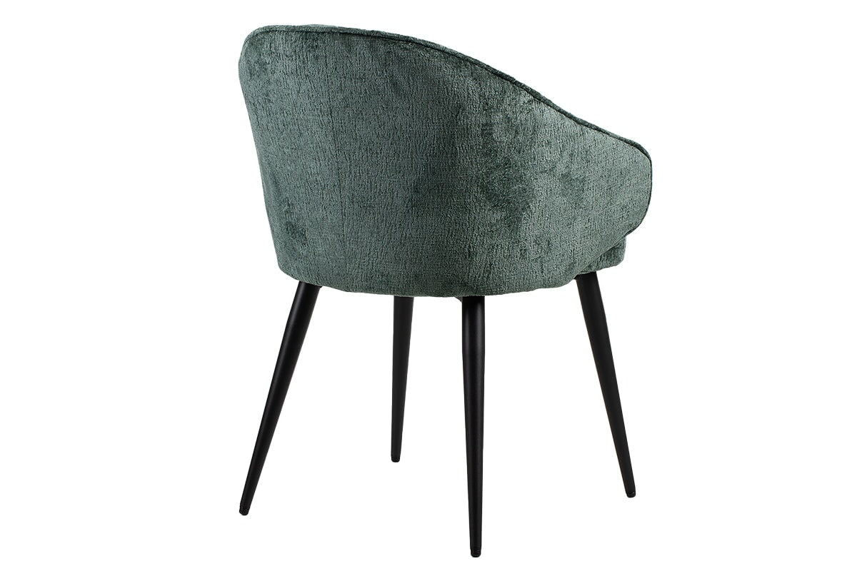Kea 4 Leg Visitor Armchair - Modern Accent Chair for Living Room, Office & Guest Room - Comfortable Upholstered Seat with Sturdy Wooden Legs - Perfect for Home Decor & Relaxation