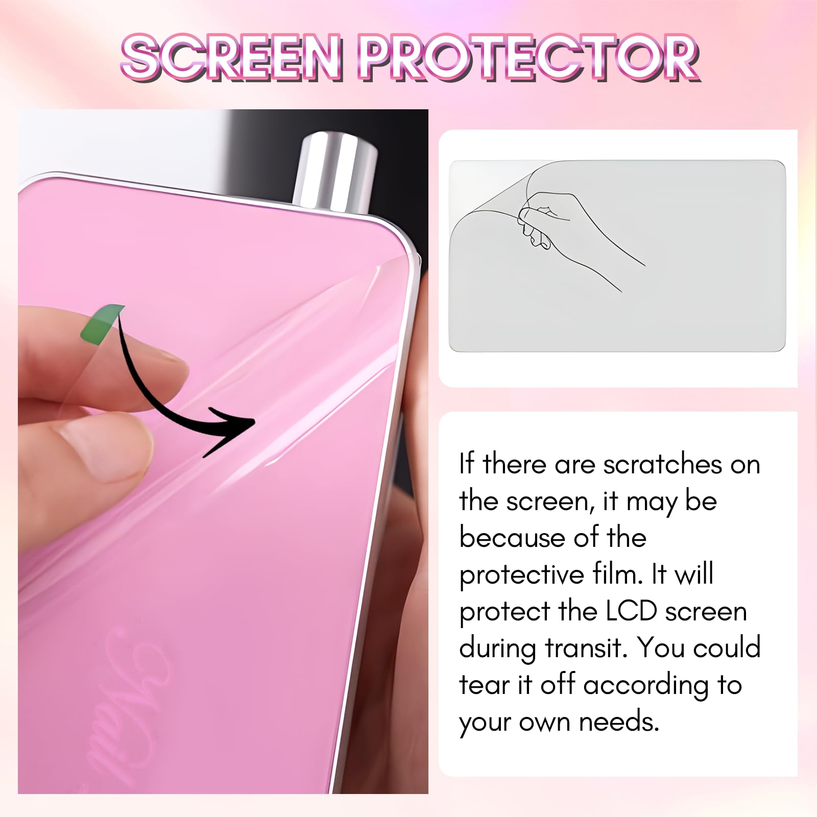Makartt Professional Nail Drill - 35000RPM Rechargeable Electric Nail File with Coreless Motor & 6 Drill Bits Set for Acrylic & Gel Nail Removal | Perfect for Salon, Home Manicure & DIY Nail Art (Pink)