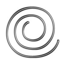 LCI Spiral Paper Clips - Silver Color Office Supplies for Organizing Documents, Notes & Files - Perfect for School, Office & Home Use