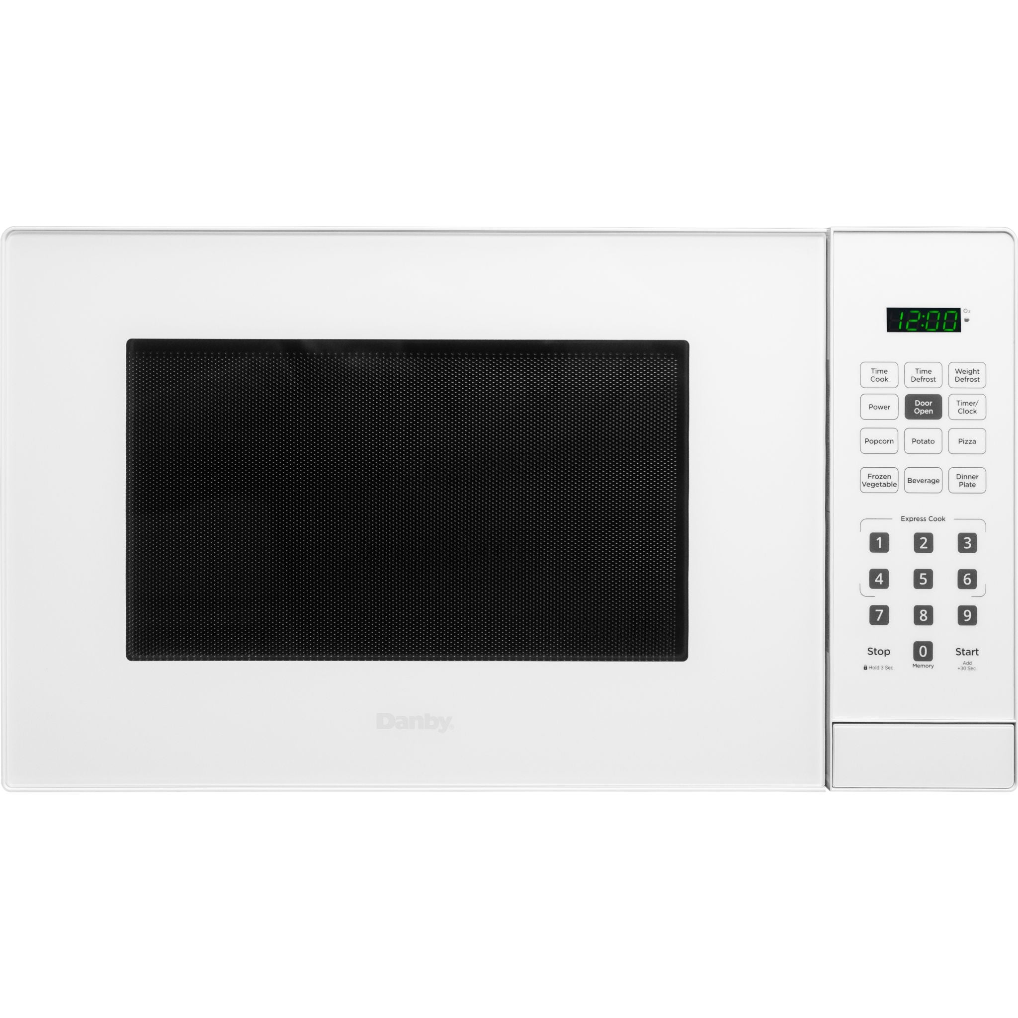 Danby DBMW1121BWW 1.1 Cu. Ft. Compact White Microwave Oven - Perfect for Dorms, Small Kitchens & Office Break Rooms