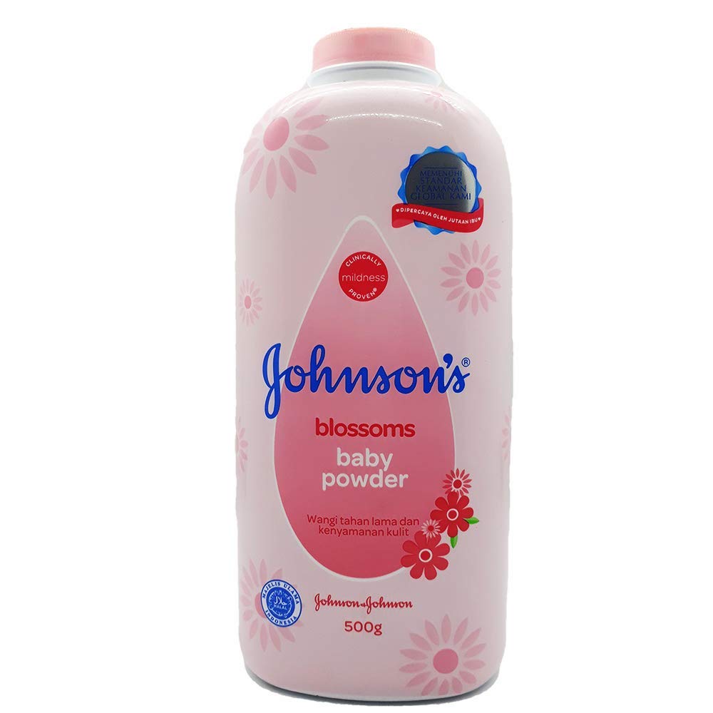 Johnson's Baby Powder 500g - Talc-Free for Sensitive Skin & Diaper Care
