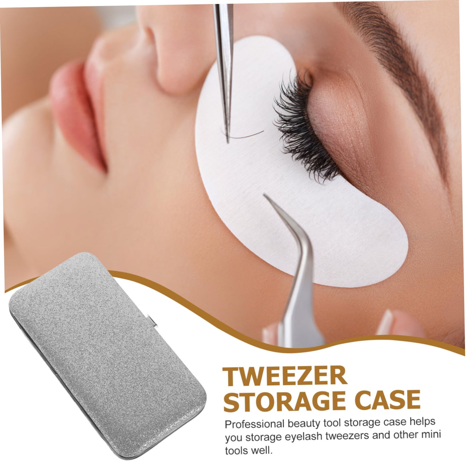 Baluue Professional Eyelash Extension Tweezer Holder Case - Durable Storage Bag for Lash Tweezers - Perfect for Salon, Travel & Home Organization