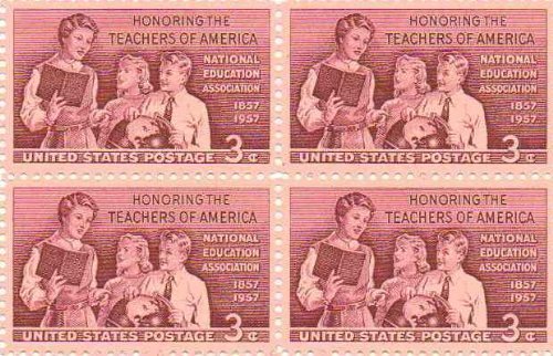 Vintage US Postage Stamps Set of 4 - Scot #1093a for Teachers & Students | Collecting & Education