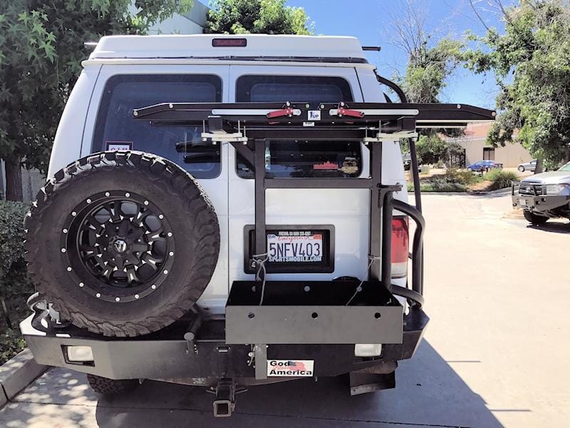 Aluminess Heavy Duty Rear Swing Arm Bumper for Ford E-Series Vans (1992-2014) | Off-Road Protection & Adventure Gear | Perfect for Camping, Overlanding & Work Trucks
