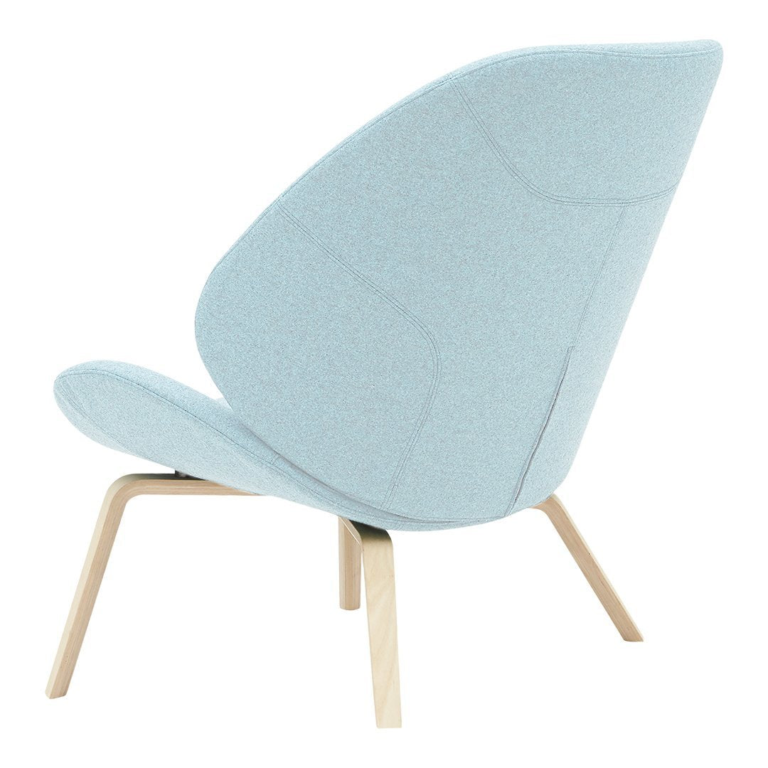 Eden Lounge Chair by Busk Hertzog - Modern Comfortable Accent Chair for Living Room, Bedroom & Patio - Softline Upholstered Relaxation Seating