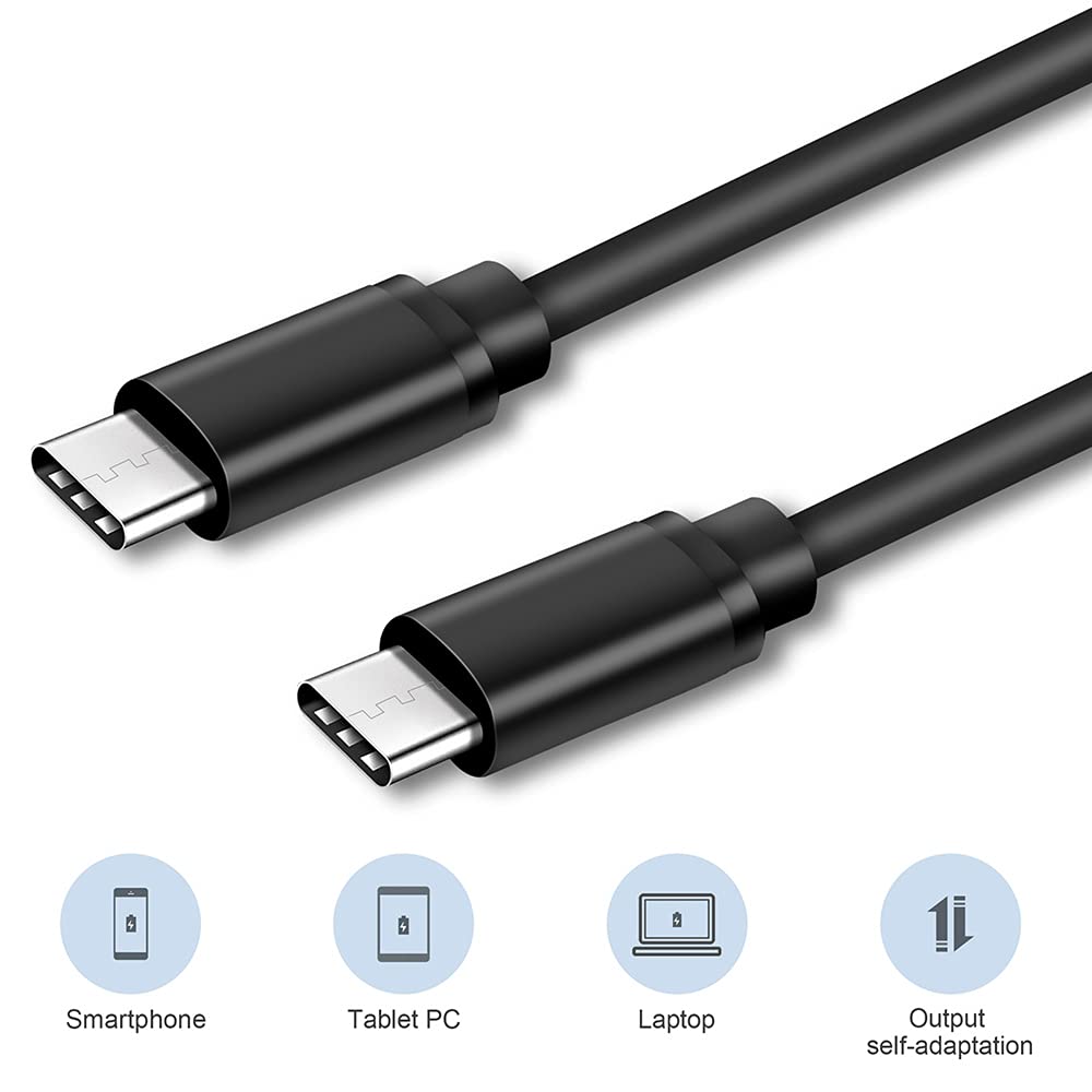 5ft USB-C to USB-C Fast Charging Cable for Oculus Quest 1/2 VR Headset - Nylon Braided, High-Speed Data Sync & Power Delivery - Perfect for Gaming, VR Accessories & Mobile Devices