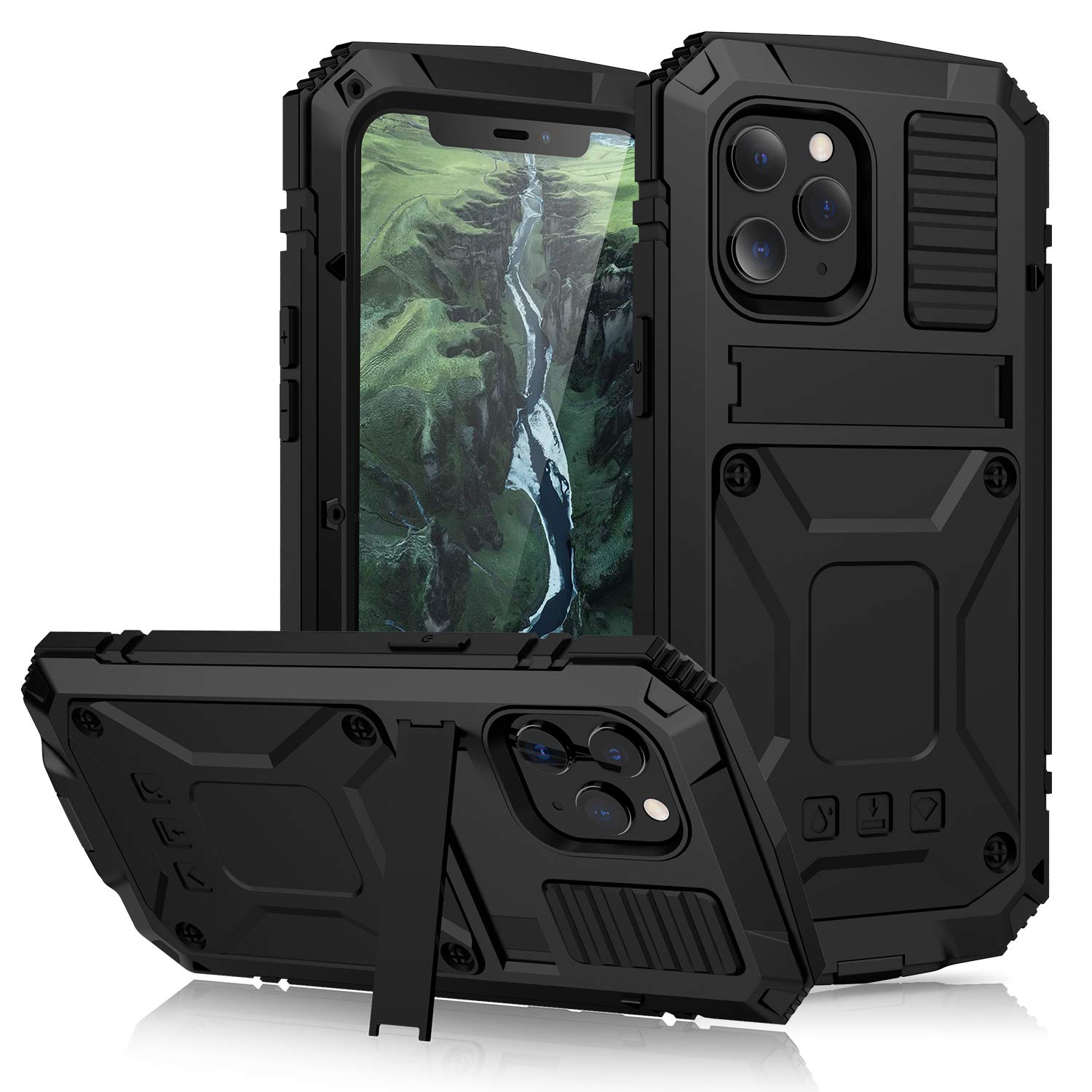 **Rugged Metal Case for iPhone 12 Pro Max (6.7