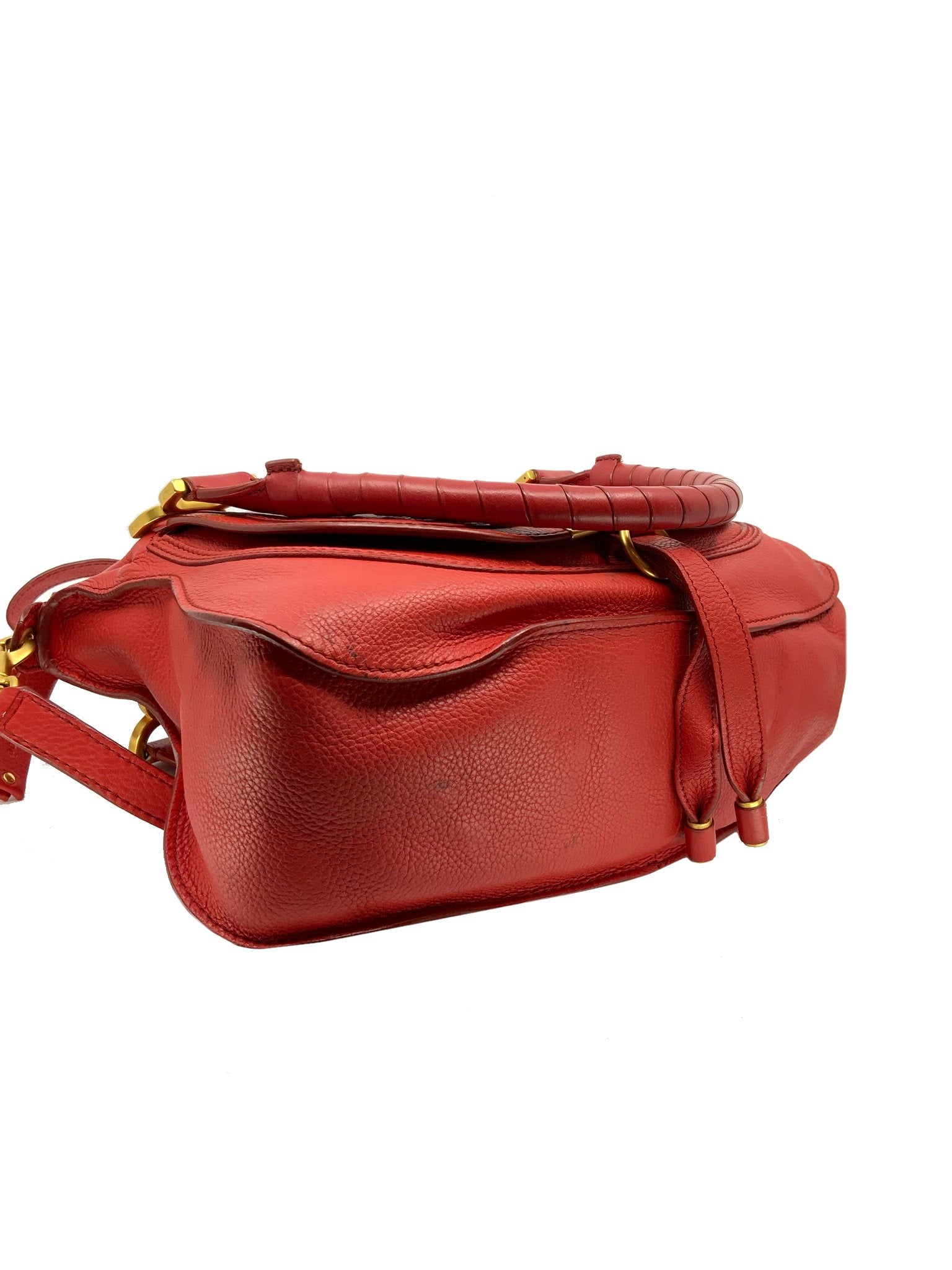 Chloe Calfskin Medium Marcie Satchel Handbag for Women - Luxury Leather Shoulder Bag - Perfect for Work, Travel & Everyday Use