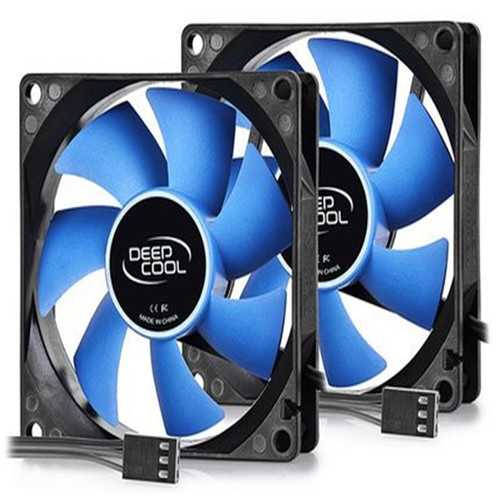 DeepCool 80x80x25mm Dual Ball Bearing CPU Cooling Fan - Compatible with Intel LGA1156/775/1150/1155/1151 Sockets - Perfect for PC Gaming Rigs & Workstation Builds