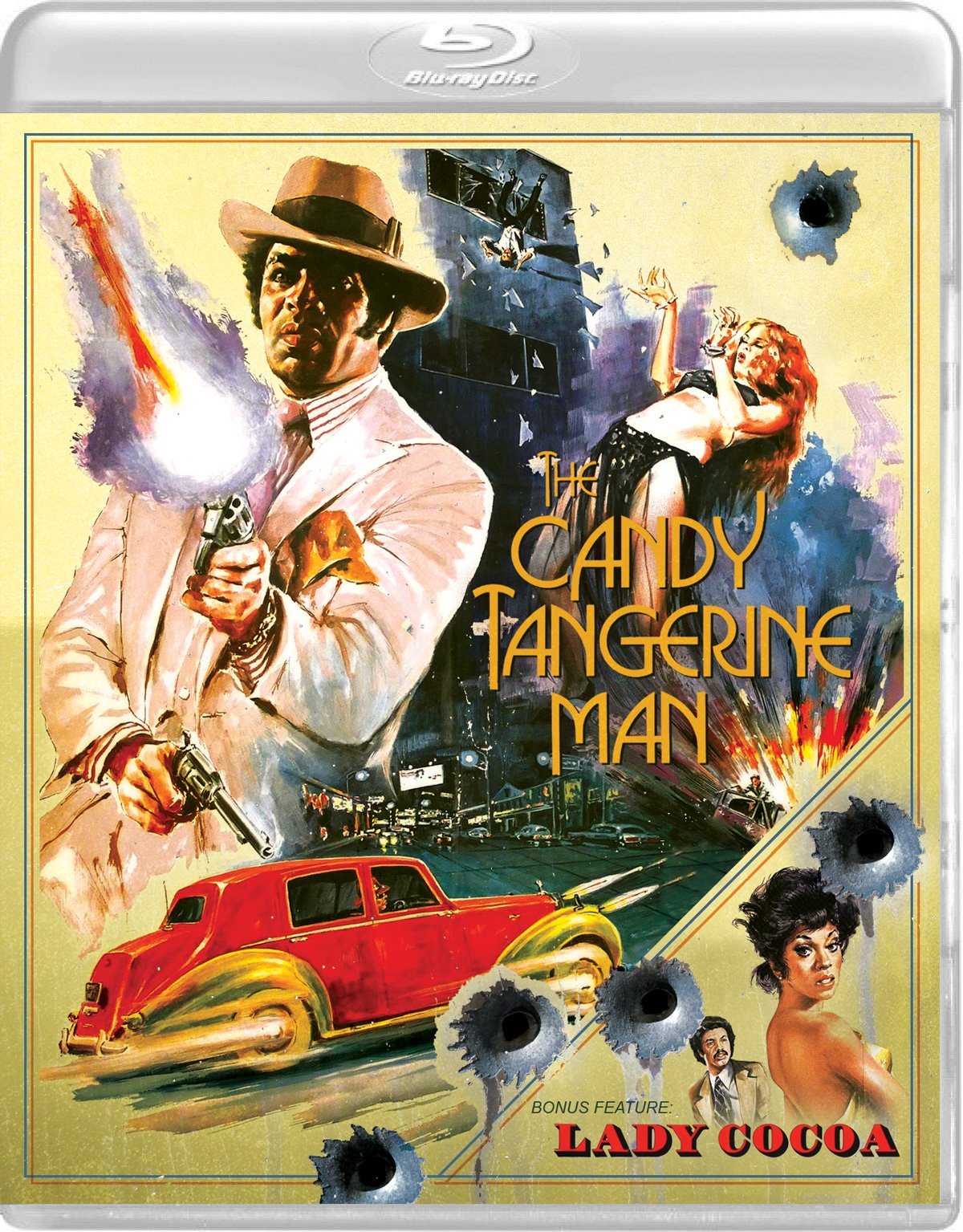 The Candy Tangerine Man / Lady Cocoa Blu-ray DVD Combo - Classic 70s Blaxploitation Double Feature for Movie Collectors & Vintage Film Enthusiasts