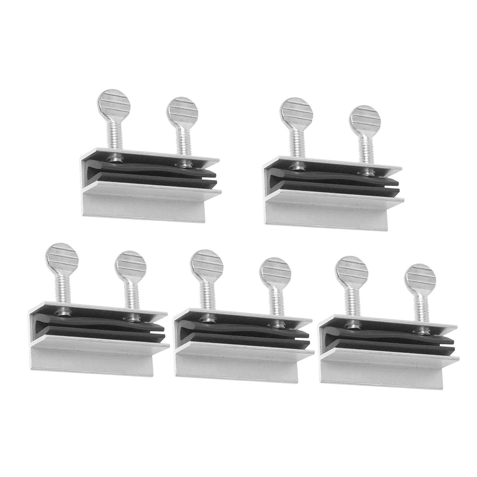 5Pcs Window Lock - Child Safety Window Restrictor, Anti-Theft Lock Buckle, Easy Install Door Lock Stopper (24x24x60mm) for Home, Patio & Sliding Windows - Prevent Accidental Falls & Burglary