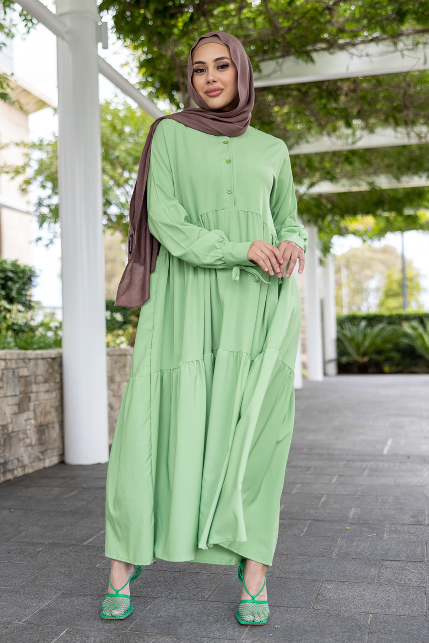 Dixie Tiered Dress for Women - Flowy Boho Maxi Dress with Ruffles | Perfect for Summer, Beach, Parties & Casual Wear