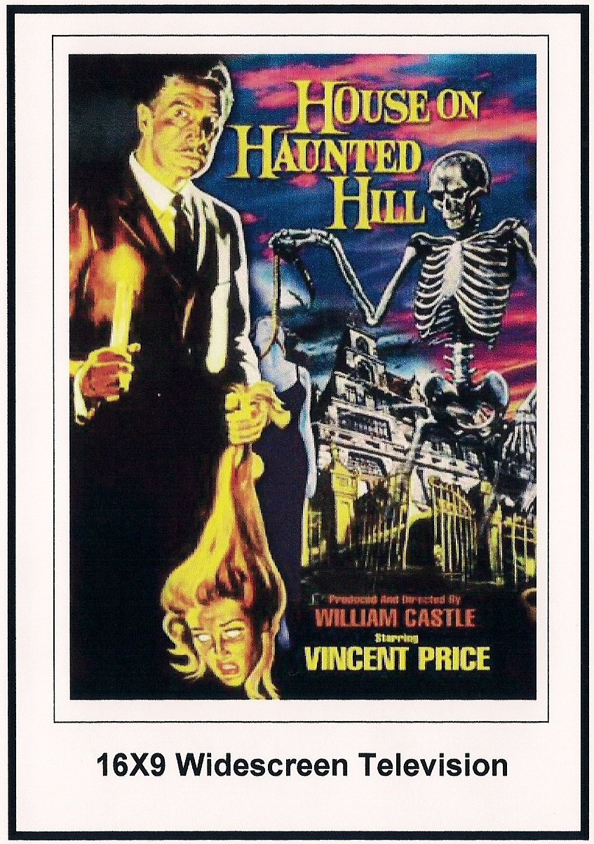 House on Haunted Hill DVD - Widescreen 16x9 Format for Home Theater & Movie Night Entertainment