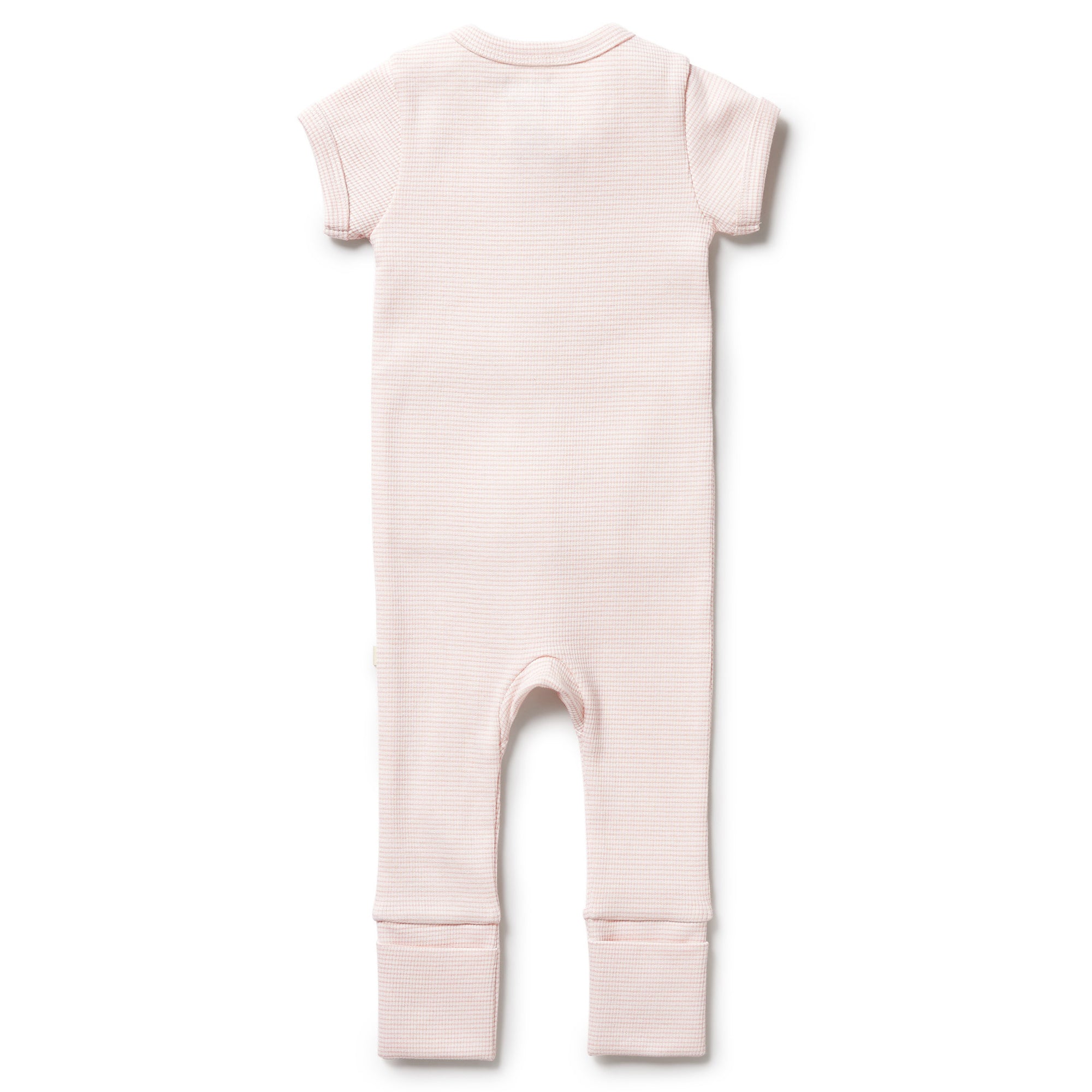 Organic Cotton Striped Rib Zipper Jumpsuit for Women - Soft & Comfortable One-Piece Outfit for Casual Wear, Lounge, and Sleep