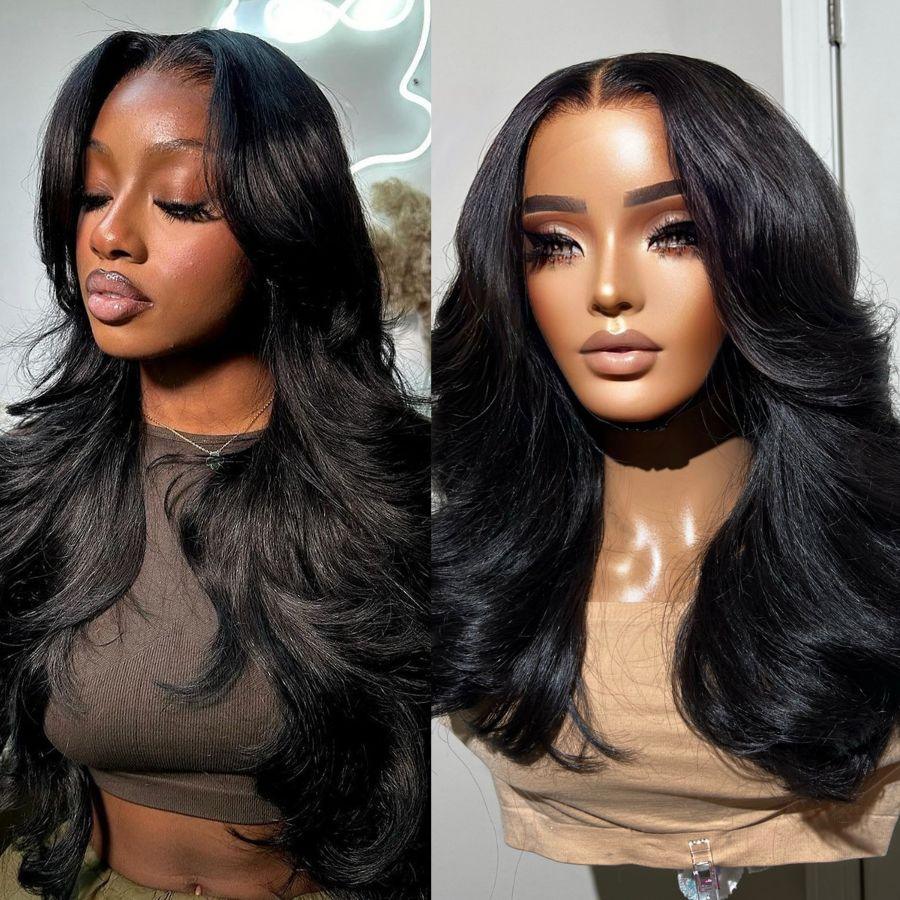 13X6 Lace Front Wigs Human Hair - Body Wave Pre Plucked Wear & Go Pre Max Wig for Women | Natural Look for Daily Wear, Parties & Special Occasions