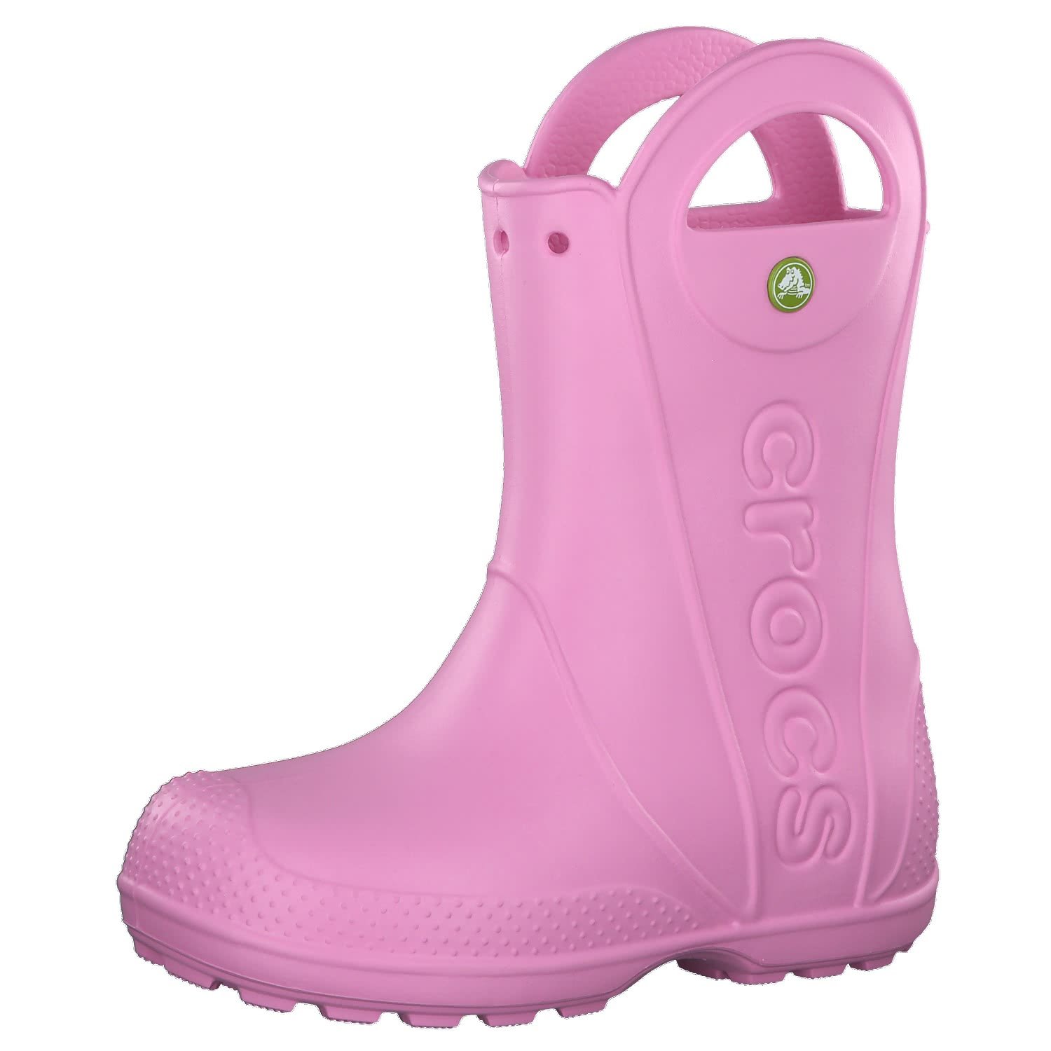 Crocs Kids Handle It Rain Boots - Waterproof Rubber Boots for Boys & Girls, Comfortable & Lightweight for Outdoor Play, Puddle Jumping, and Rainy Day Adventures