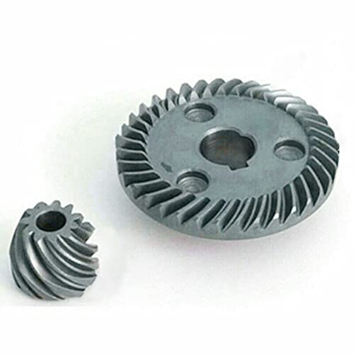 12mm Metal Spiral Bevel Gear Kit with Teeth Shaft - Compatible with Angle Grinder & Sander Models 9555NB, 9554NB, 9557NB, 9558NB - Perfect for Power Tool Repair & DIY Projects