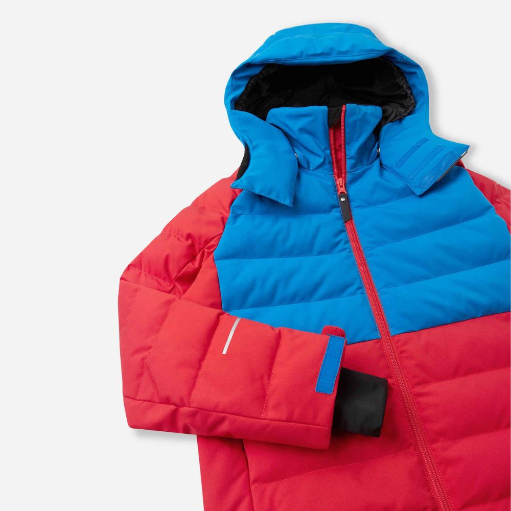 Reima Kuosku Boys Ski Jacket - Waterproof Winter Jacket for Kids, Tomato Red | Warm Snow Jacket for Skiing, Snowboarding & Outdoor Winter Activities