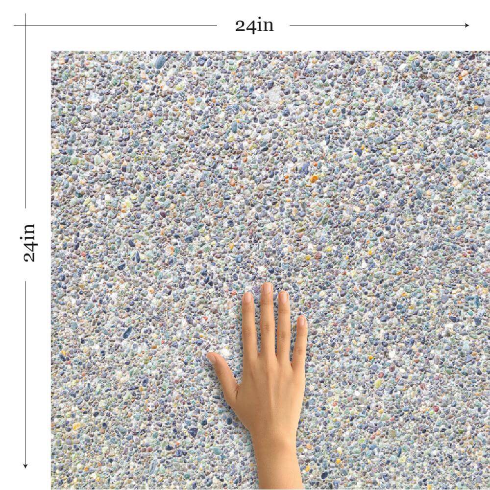Blue and Yellow Pebbles Peel & Stick Removable Wallpaper - Self-Adhesive Decorative Wall Covering for Bedroom, Living Room, Kitchen, Bathroom
