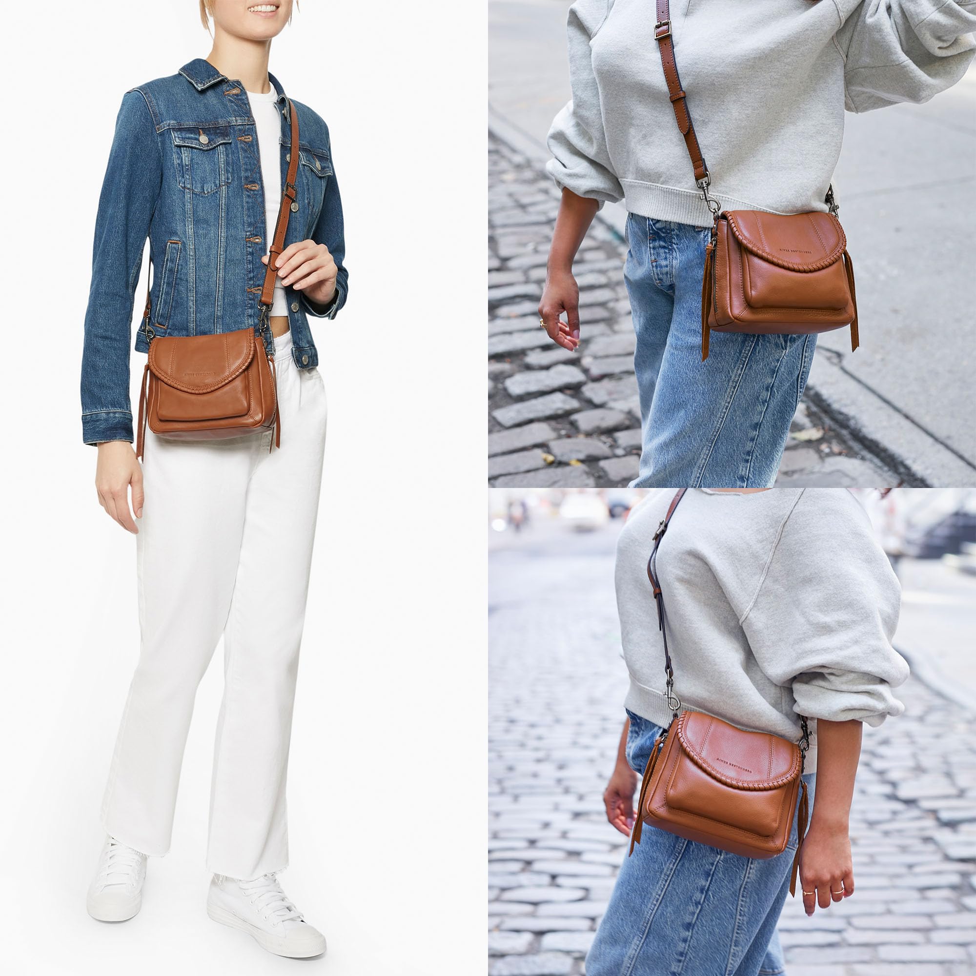 Aimee Kestenberg All For Love Mini Crossbody Bag - Stylish Vegan Leather Purse for Women, Perfect for Date Night, Travel & Everyday Use
