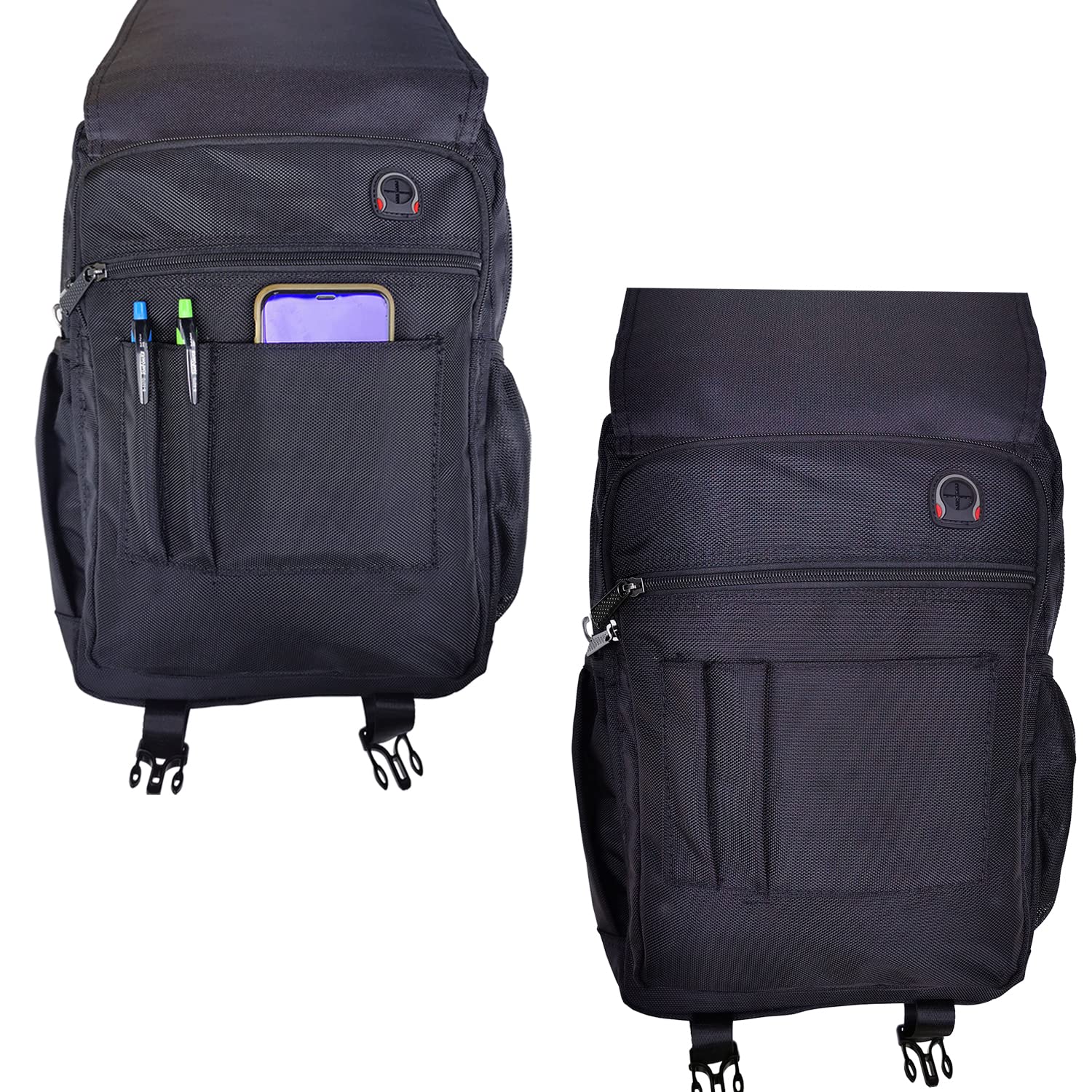 Large Sling Bag for Laptop - Crossbody Messenger Backpack with Shoulder Strap - Travel Rucksack (Black) - Perfect for Commuting, Work & Outdoor Adventures