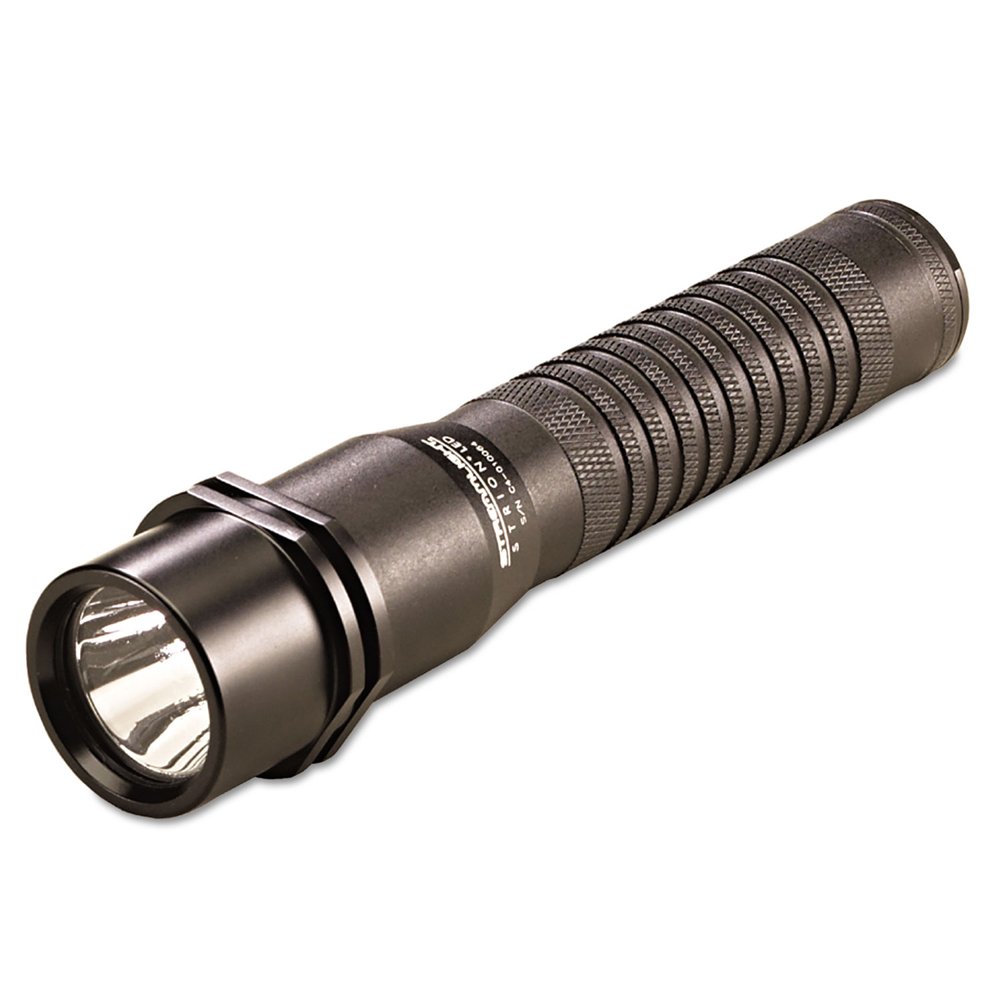 Streamlight 74302 Strion LED Flashlight with AC/12V DC Charger & 2-Holder - High Lumens Rechargeable Tactical Flashlight for Police, Security, Camping & Emergency Use