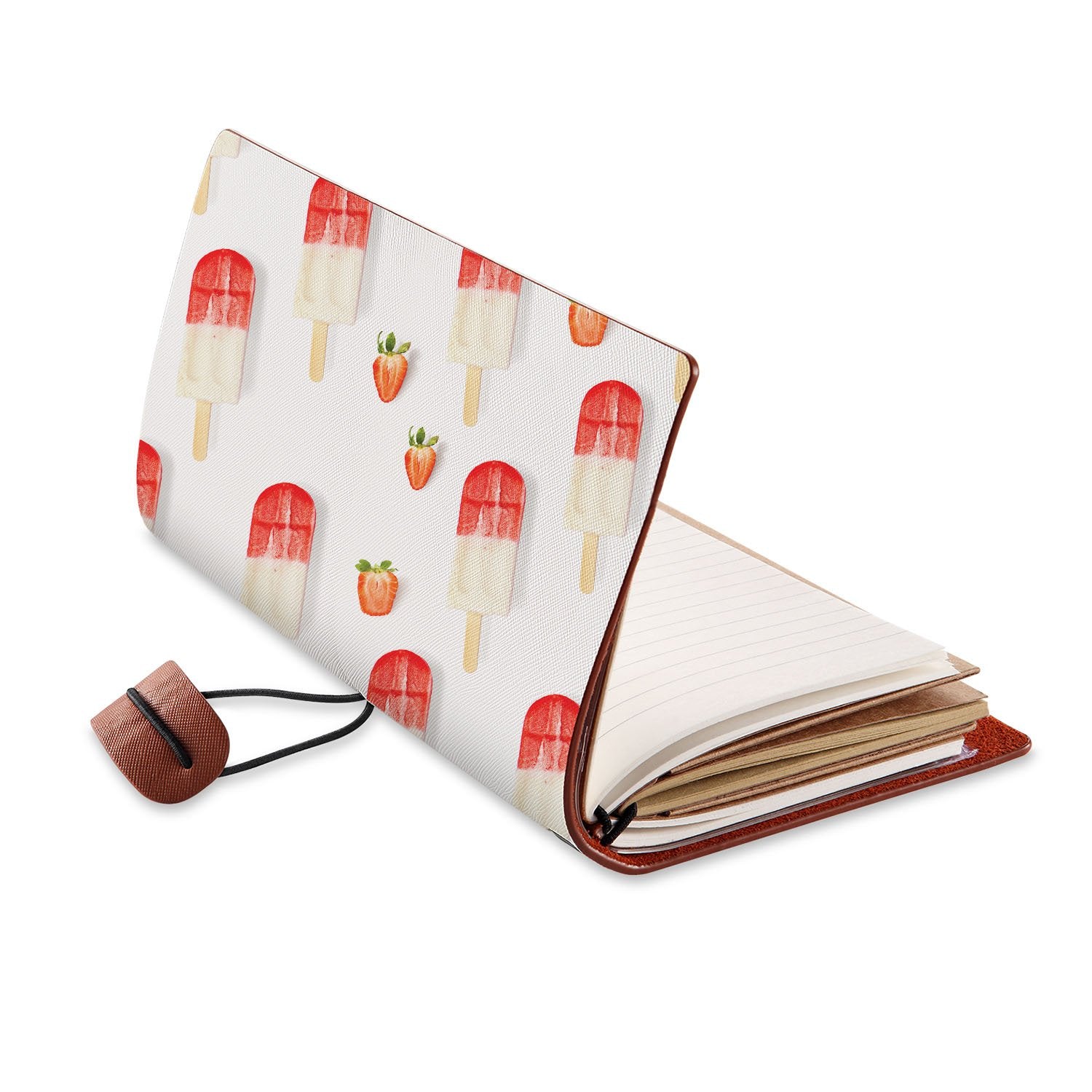 Premium Leather Traveler's Notebook - Refillable Journal for Writing, Sketching & Note Taking | Perfect Gift for Writers, Students & Professionals | Ideal for Travel, Office & Daily Use