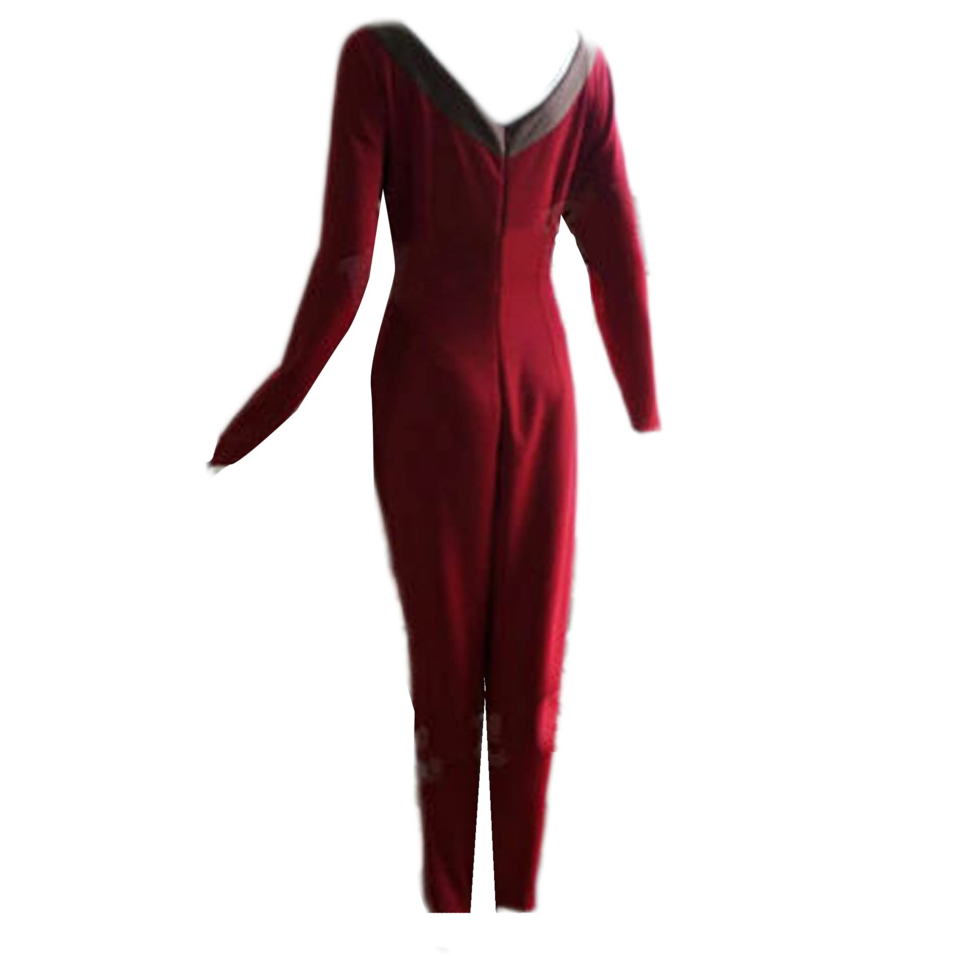 Stylish Red Jumpsuit for Women - Perfect for Cosplay, Halloween Costumes & Themed Parties | Comfortable Adult Costume for Comic Con, Cosplay Events & Dress-Up