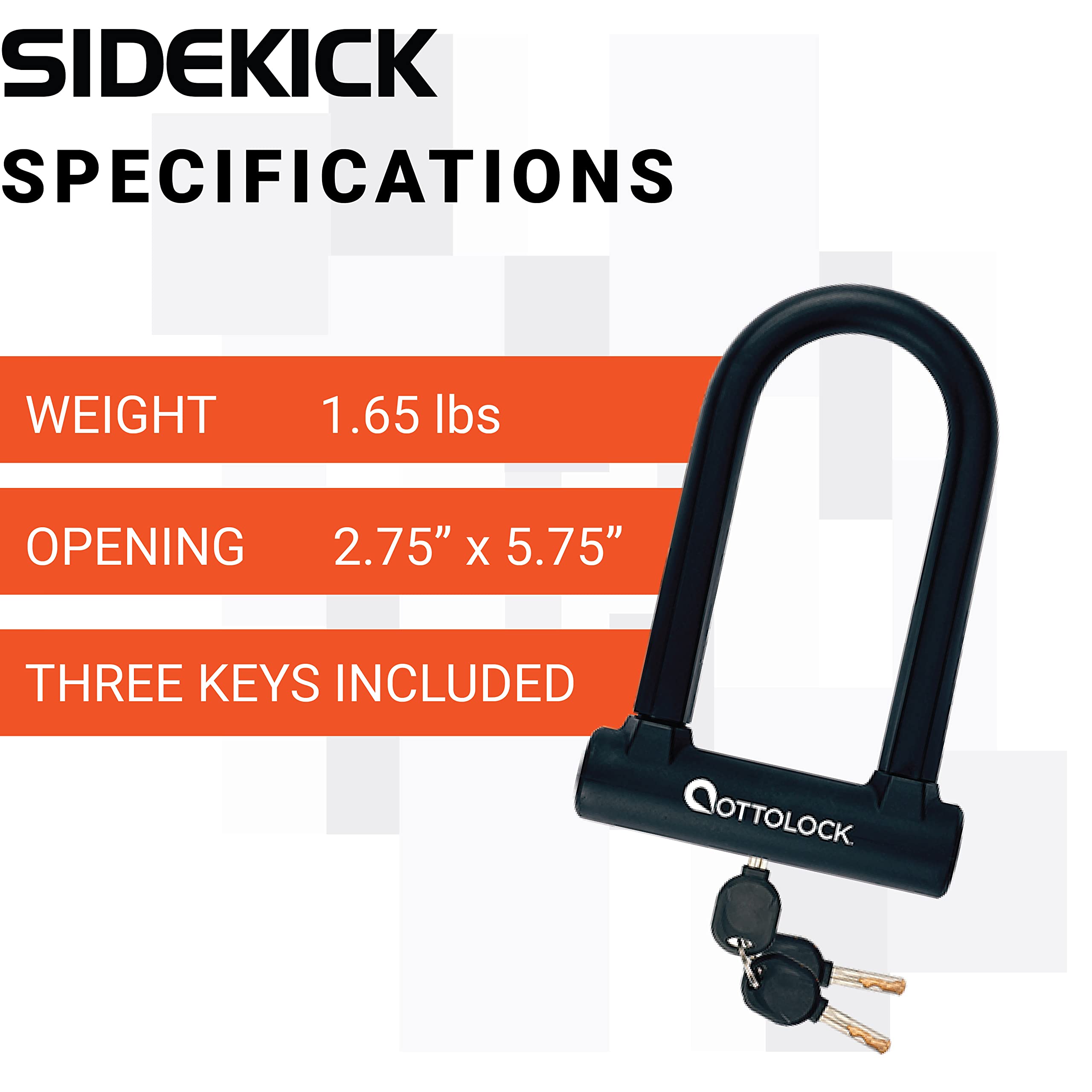 OTTOLOCK HEXBAND Combination Bike Lock & Compact U-Lock - 30 Inch Anti-Theft Grey Bicycle Lock for Road Bikes, Mountain Bikes & E-Bikes - Secure Parking, Commuting & Outdoor Adventures