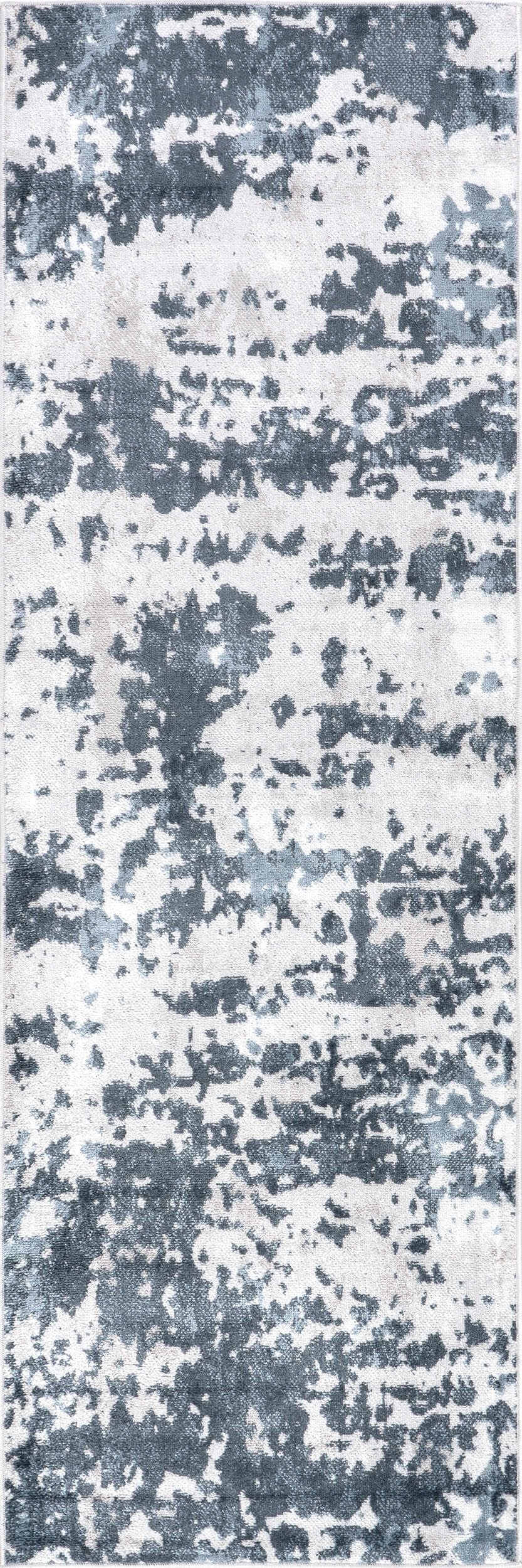 Modern Abstract Blue Area Rug - Soft & Stylish Home Decor for Living Room, Bedroom, or Office
