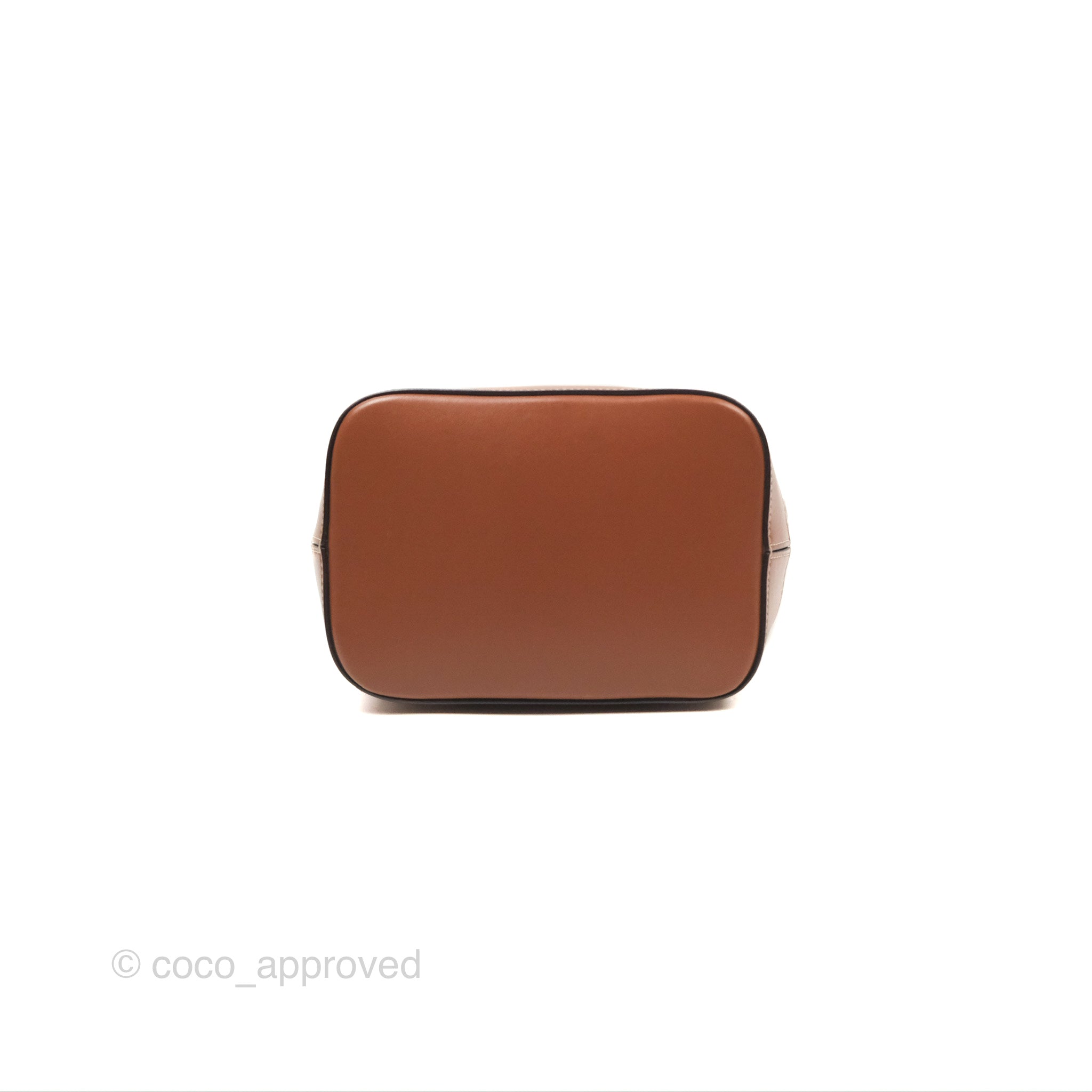 Celine Small Bucket Bag in Genuine Calfskin Leather - Triomphe Tan Crossbody Purse for Women | Perfect for Work, Travel & Everyday Use