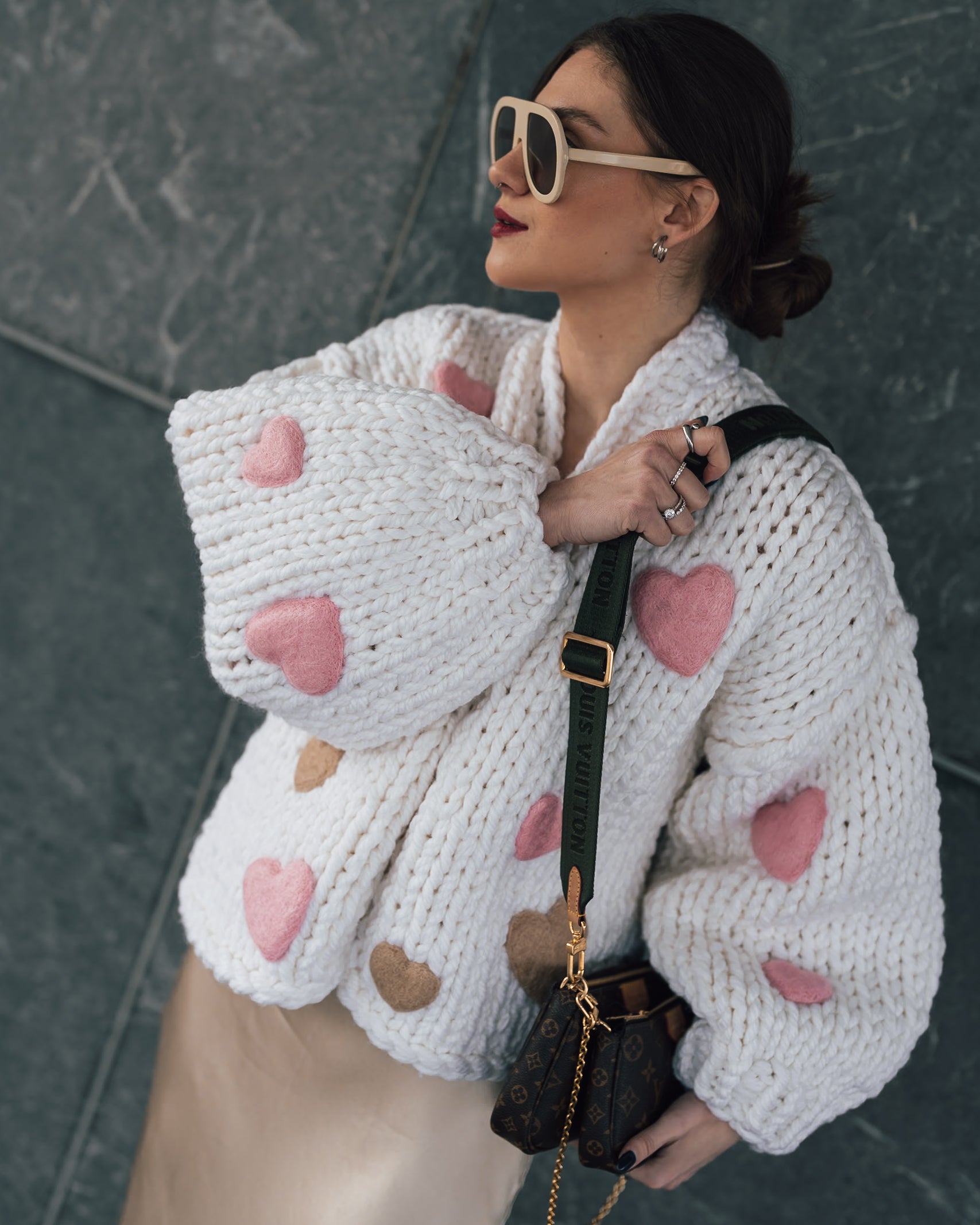 Heartfelt Cardigan for Women - Cozy Knit Sweater with Long Sleeves & Soft Fabric | Perfect for Fall, Winter & Casual Outfits
