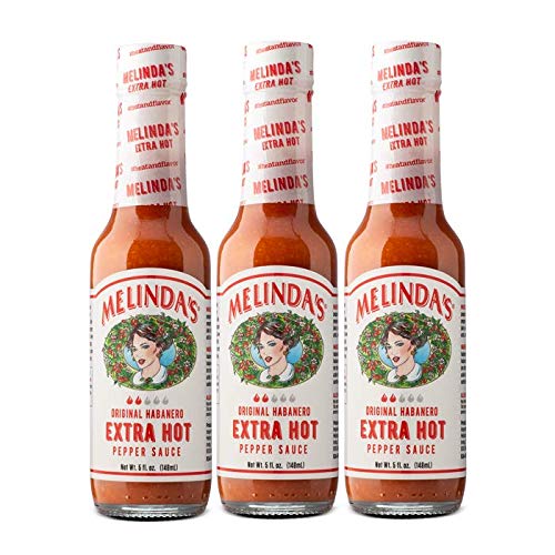 Melinda's Original Habanero Extra Hot Sauce - 3 Pack | Spicy Mexican Hot Sauce for Tacos, Wings & Chili | Premium Gourmet Hot Sauce Gift Set