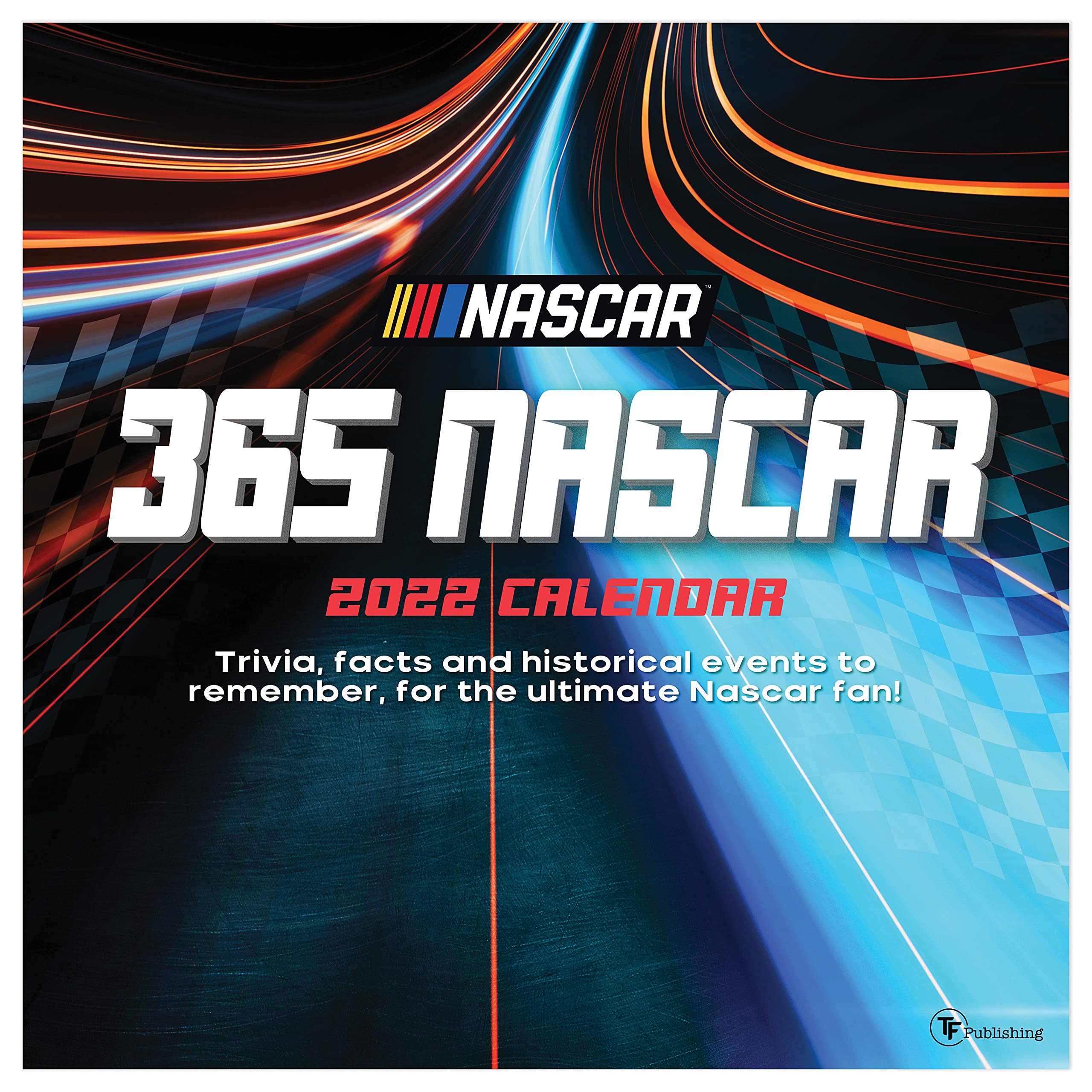 TF PUBLISHING - 2022 NASCAR 365 Wall Calendar - Large 12