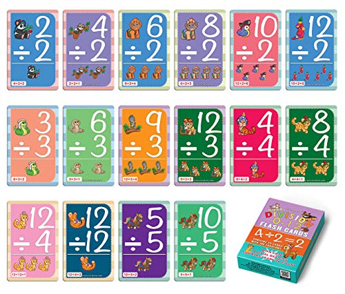 Division 0-12 Flash Cards (1-deck)