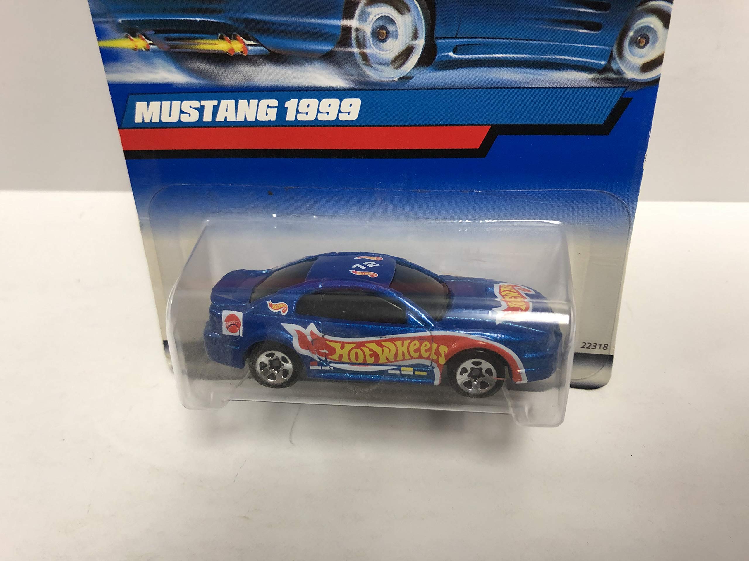 1999 MUSTANG Campeonato Hot Wheels 1/64 Scale Diecast Car #22318 - Mexico Exclusive Collectible for Racing Fans & Model Car Enthusiasts