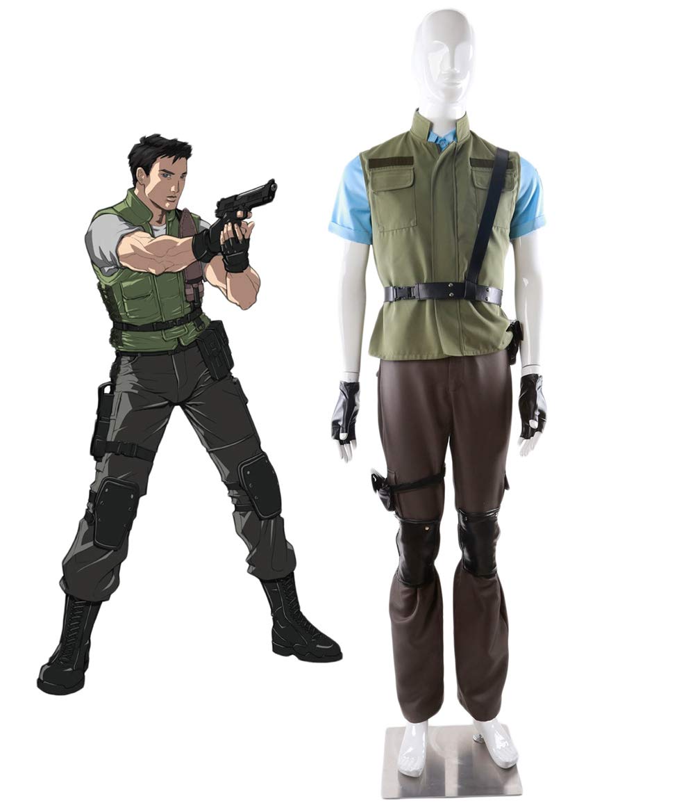 Chris Redfield Cosplay Costume - Custom Made Resident Evil Uniform | Perfect for Halloween, Comic Con & Cosplay Events