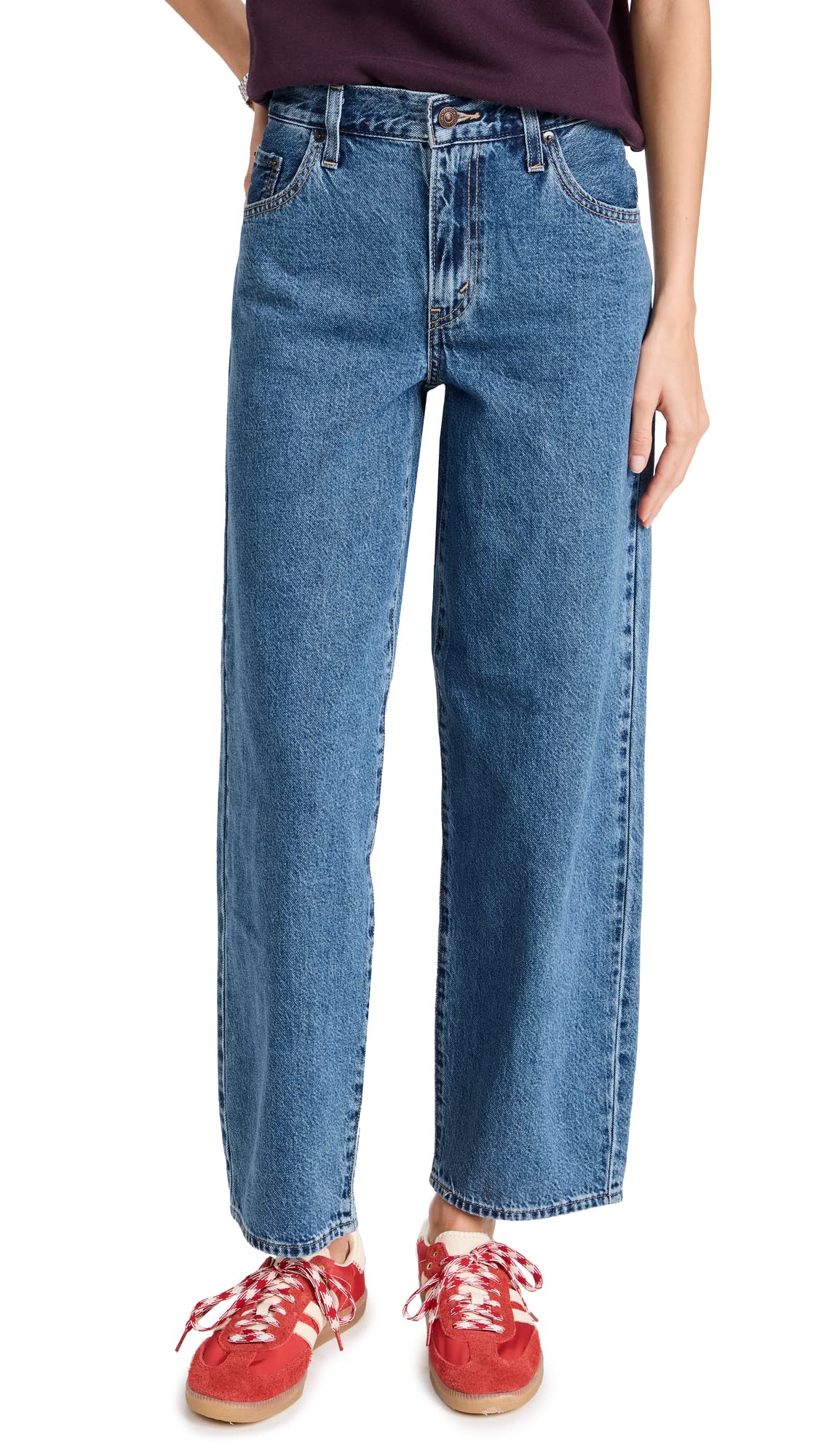 Levi's Women's Baggy Dad Jeans - High Waisted Relaxed Fit Vintage Denim Pants for Casual Outfits & Streetwear Style | Perfect for Everyday Wear, Weekend Outings and Fashionable Looks