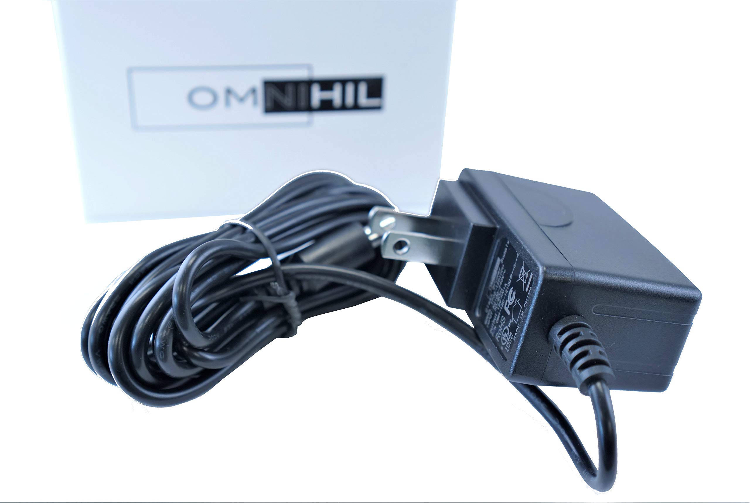 UL Listed OMNIHIL 8FT AC/DC Power Adapter for TP-Link TD-W8960N 300Mbps Wireless N ADSL2+ Modem Router - Replacement Wall Charger for Home & Office Internet Setup