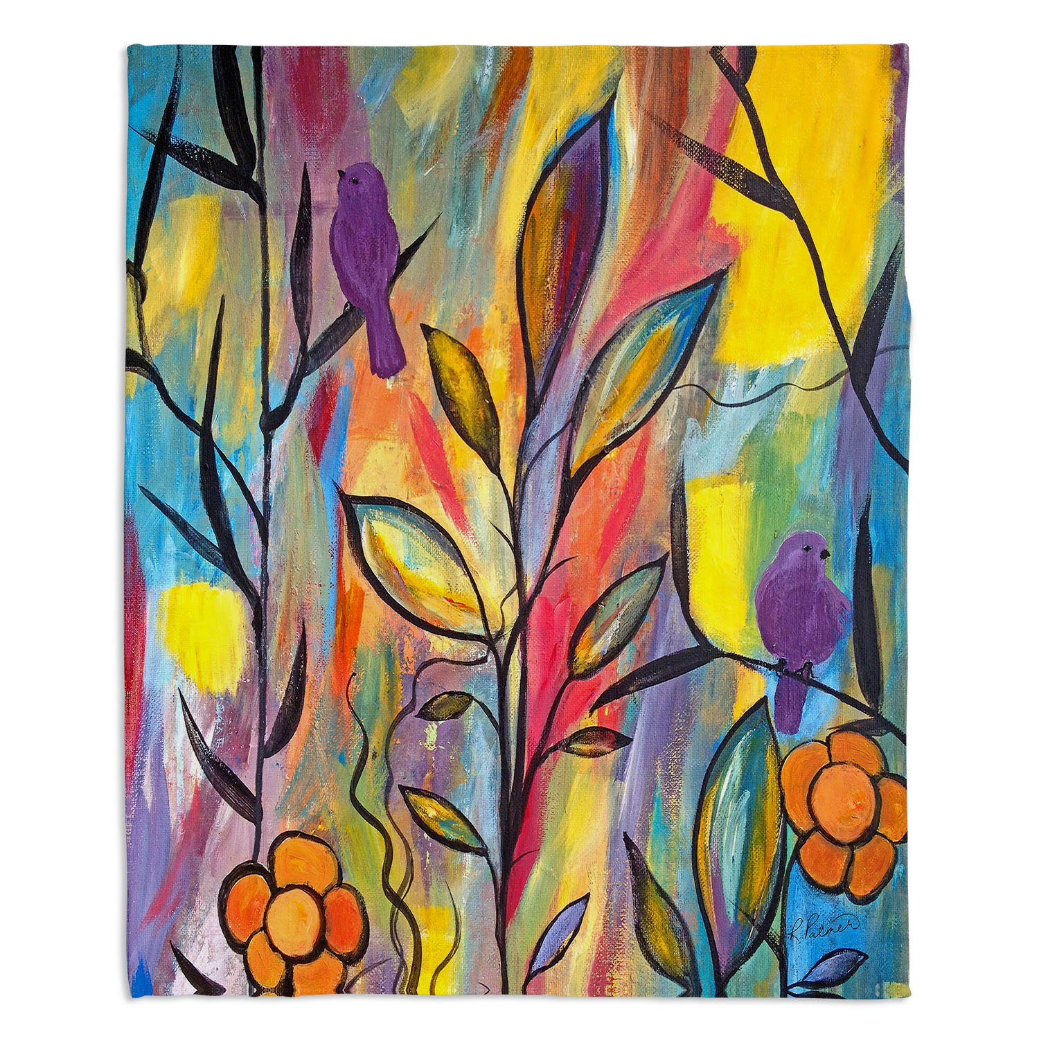 Ruth Palmer Dia Noche Fleece Blankets - Ultra Soft & Fuzzy Throw Blanket in 4 Sizes (60