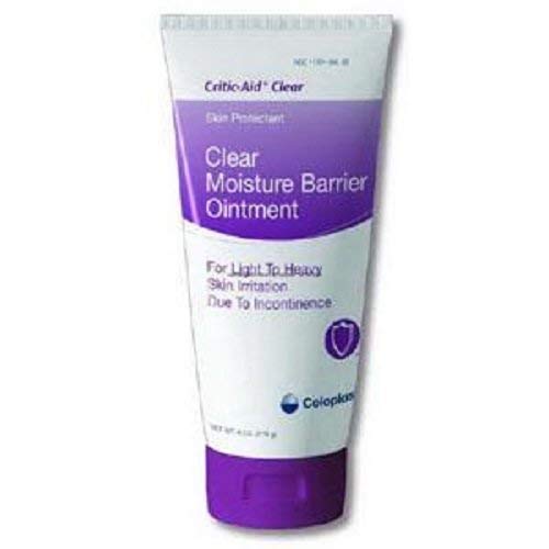 Critic-Aid Moisture Barrier Ointment 6 Oz Tube - Skin Protectant for Wounds, Rashes & Irritations - Ideal for Bedridden Patients & Post-Surgical Care