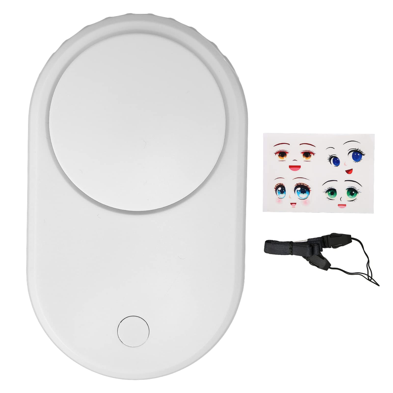 3-Level Control 5-Leaf Lash Fan - Quiet Eyelash Extension Dryer with Uniform Glue Drying for Professional Salon & Home Use (White) | Perfect for Lash Artists, DIY Beauty & Quick Touch-Ups